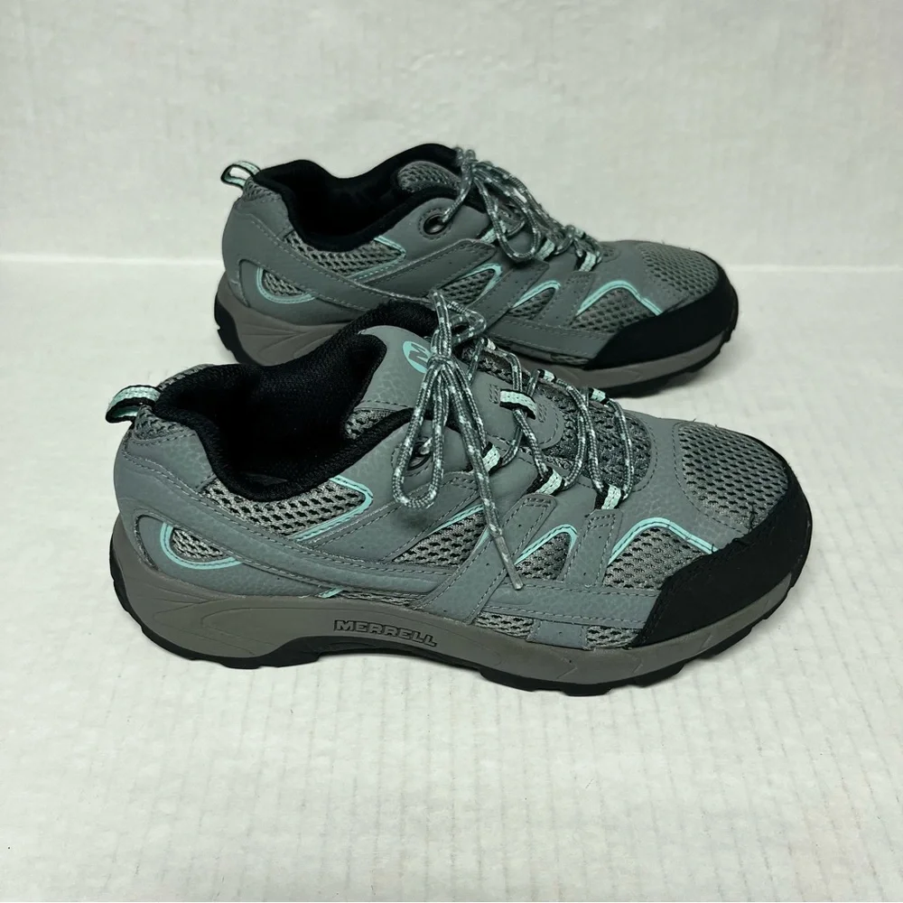 Merrel gray Moab 2 low hiking trail shoes 6 Gorpcore outdoor adventure walking - Picture 5 of 13